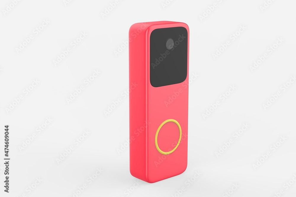 Introducing Blink Video Doorbell Outdoor camera system with Sync Module 2 Two-way audio, HD video, motion and chime app alerts. 3d illustration Introducing Blink Video Doorbell Outdoor camera system with Sync Module 2 Two-way audio, HD video, motion and chime app alerts. 3d illustration