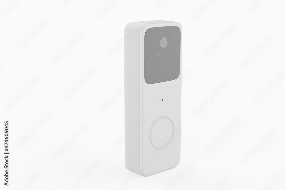 Introducing Blink Video Doorbell Outdoor camera system with Sync Module 2 Two-way audio, HD video, motion and chime app alerts. 3d illustration Introducing Blink Video Doorbell Outdoor camera system with Sync Module 2 Two-way audio, HD video, motion and chime app alerts. 3d illustration