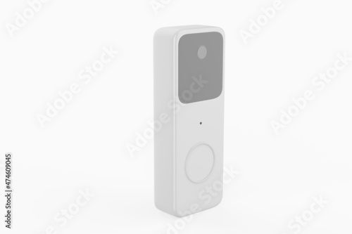Introducing Blink Video Doorbell Outdoor camera system with Sync Module 2 Two-way audio, HD video, motion and chime app alerts. 3d illustration
