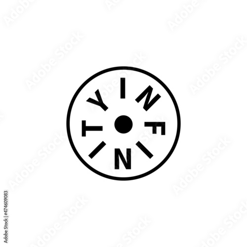 Free Download Infinity sign. Minimal logo infinity. Print for t-shot - GFXLoad
