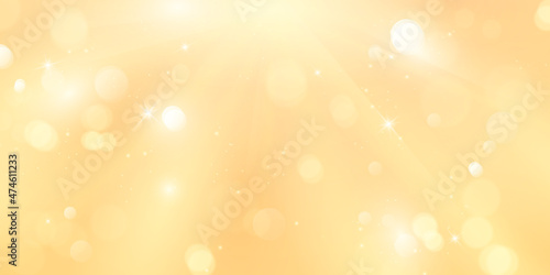 beautiful golden glitter stars on abstract background use for celebration