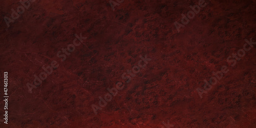 Red leather texture background and dark red grungy background. Red grunge textured wall background