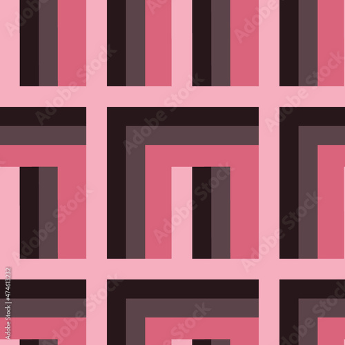 Seamless pattern - needlework - patchwork or patchwork. Design element