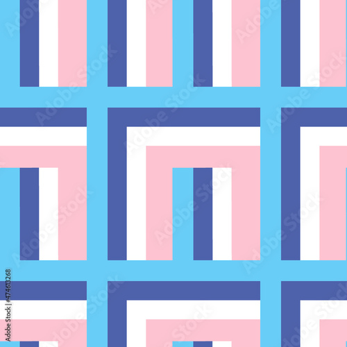 Seamless pattern - needlework - patchwork or patchwork. Design element