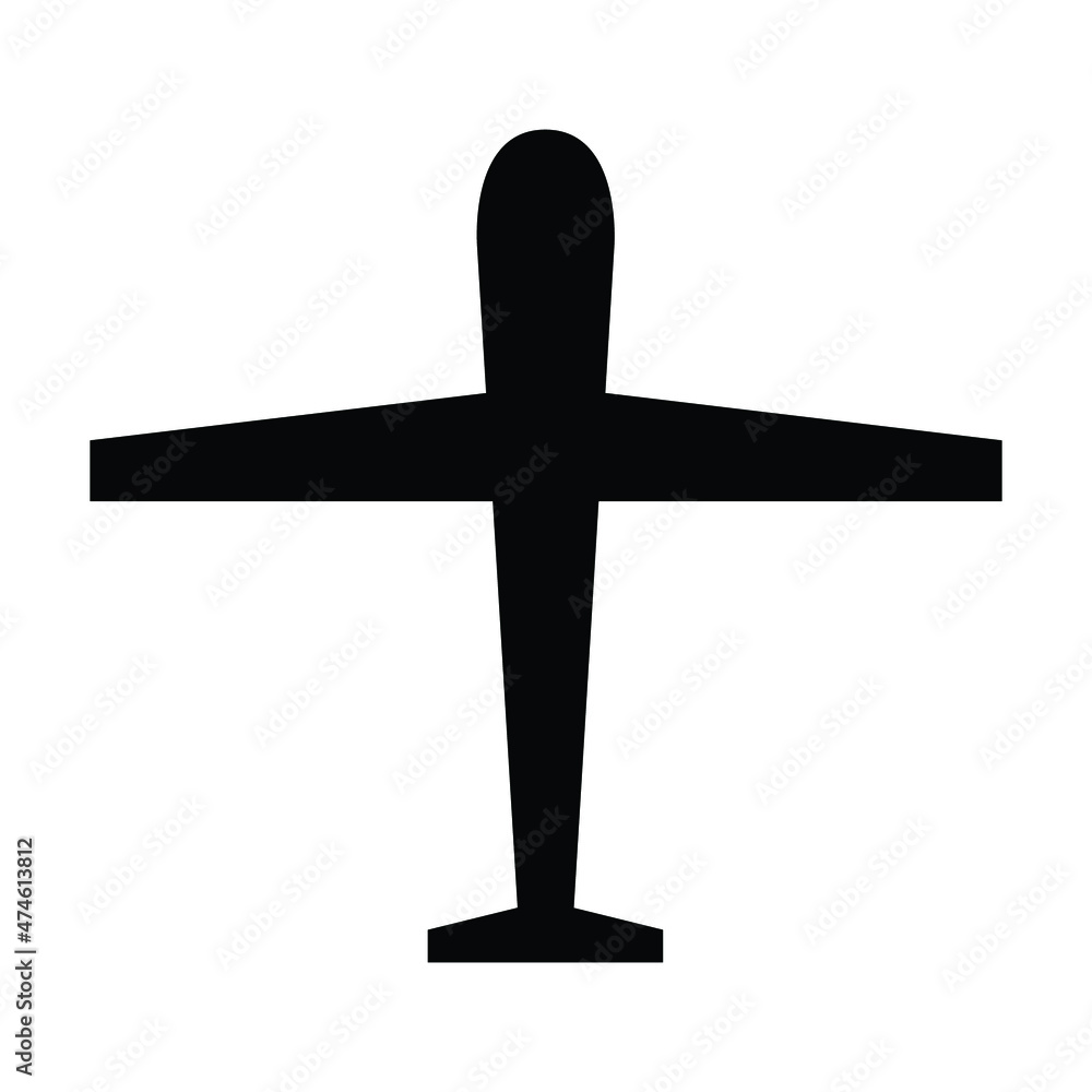 glyph icon plane