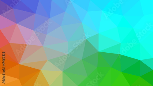 Abstract colorful low poly background