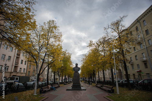 Monument to Felix Dzerzhinsky in Minsk