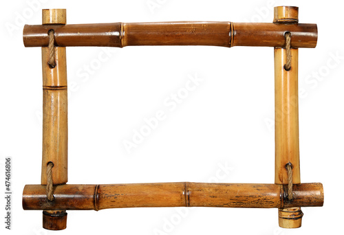 Frame for paintings and photos made of natural bamboo.