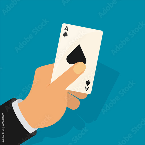 Vector Four Aces Playing Cards