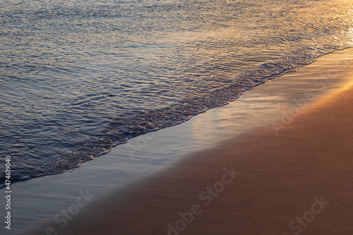 Marine summer background. Landscape of the sea or ocean.