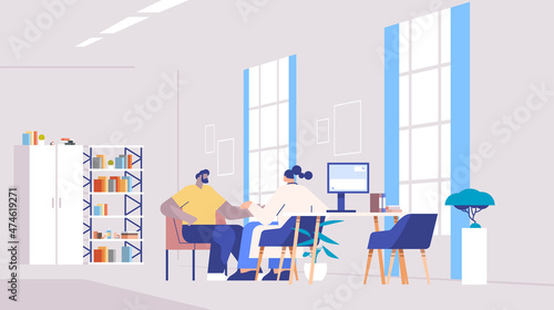 doctor in uniform examining male patient medical consultation healthcare concept full length