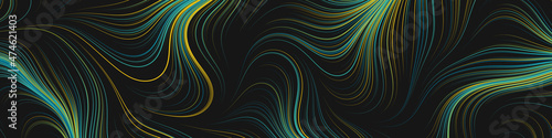 Abstract Perlin Noise Geometric Pattern generative computational art illustration