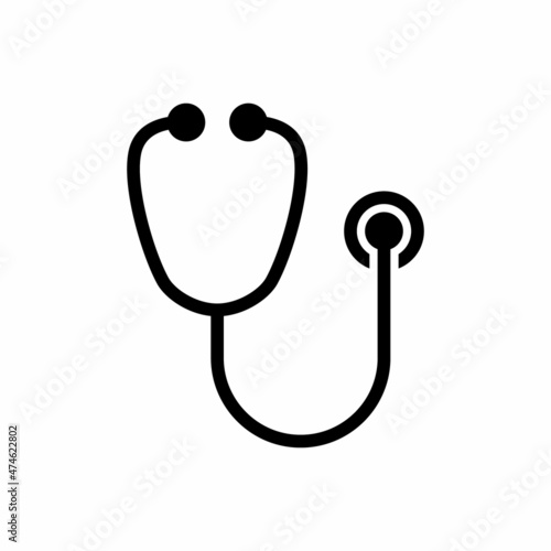 medical instrument stethoscope doctor icon vector