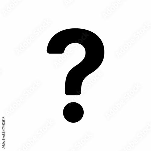 question mark icon vector