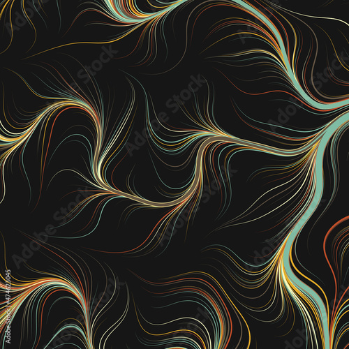 Abstract Perlin Noise Geometric Pattern generative computational art illustration