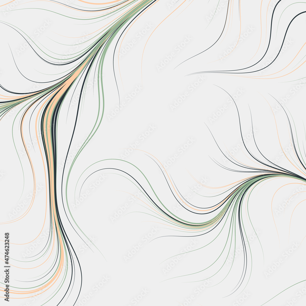 Fototapeta premium Abstract Perlin Noise Geometric Pattern generative computational art illustration