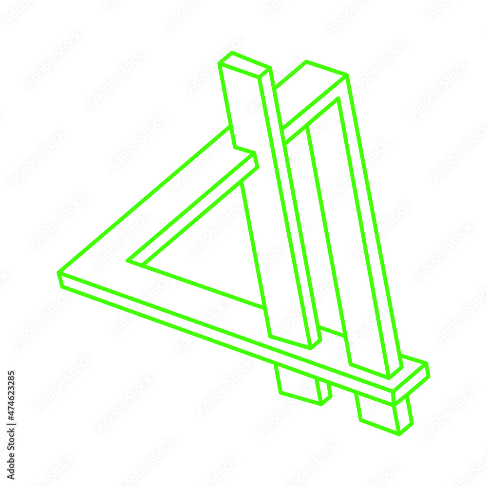 Impossible shapes. Optical illusion. Sacred geometry figures. Abstract eternal geometric objects. Logo. Impossible endless outline. Optical art. Impossible geometry shape on a white background. Impossible shapes. Optical illusion. Sacred geometry figures. Abstract eternal geometric objects. Logo. Impossible endless outline. Optical art. Impossible geometry shape on a white background.