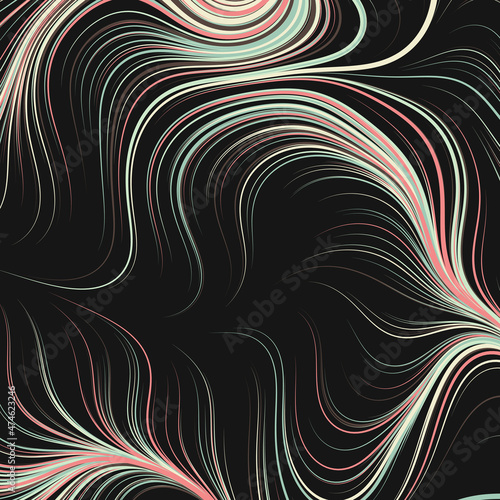 Abstract Perlin Noise Geometric Pattern generative computational art illustration