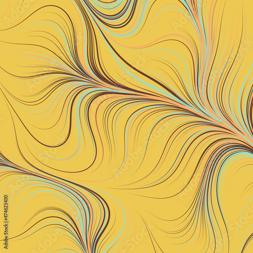 Abstract Perlin Noise Geometric Pattern generative computational art illustration