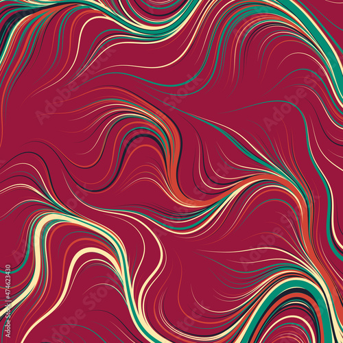 Abstract Perlin Noise Geometric Pattern generative computational art illustration