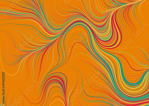 Abstract Perlin Noise Geometric Pattern generative computational art illustration