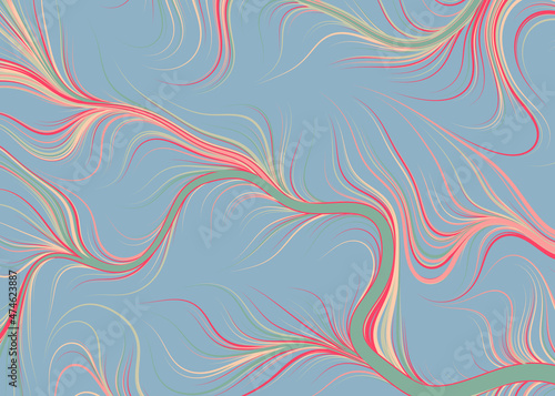 Abstract Perlin Noise Geometric Pattern generative computational art illustration
