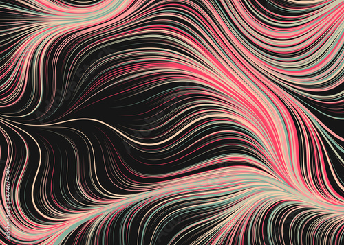 Abstract Perlin Noise Geometric Pattern generative computational art illustration