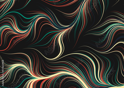 Abstract Perlin Noise Geometric Pattern generative computational art illustration