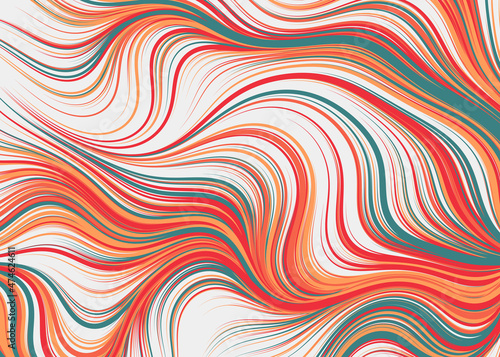 Abstract Perlin Noise Geometric Pattern generative computational art illustration