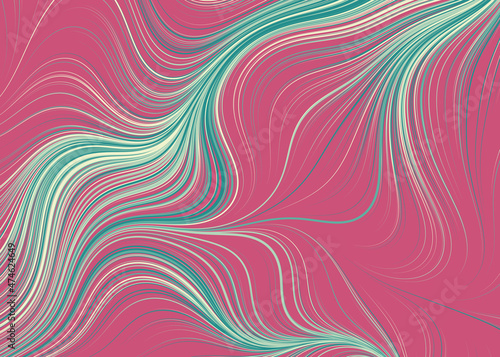 Abstract Perlin Noise Geometric Pattern generative computational art illustration