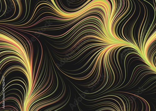 Abstract Perlin Noise Geometric Pattern generative computational art illustration
