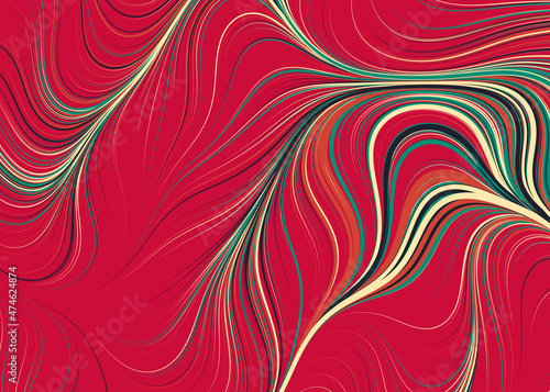 Abstract Perlin Noise Geometric Pattern generative computational art illustration