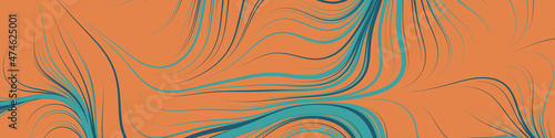 Abstract Perlin Noise Geometric Pattern generative computational art illustration