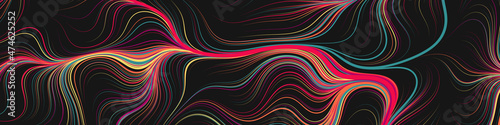 Abstract Perlin Noise Geometric Pattern generative computational art illustration