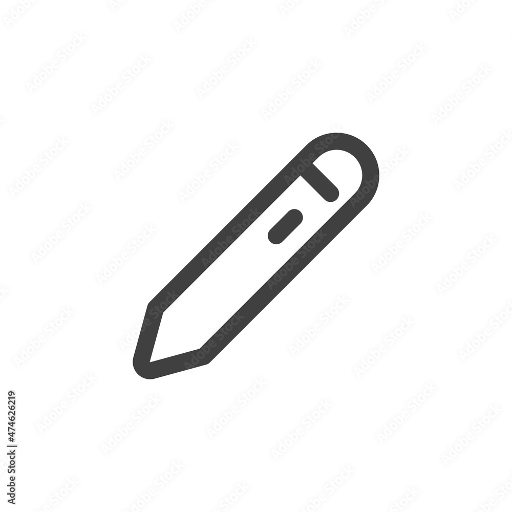 Pencil line icon Pencil line icon