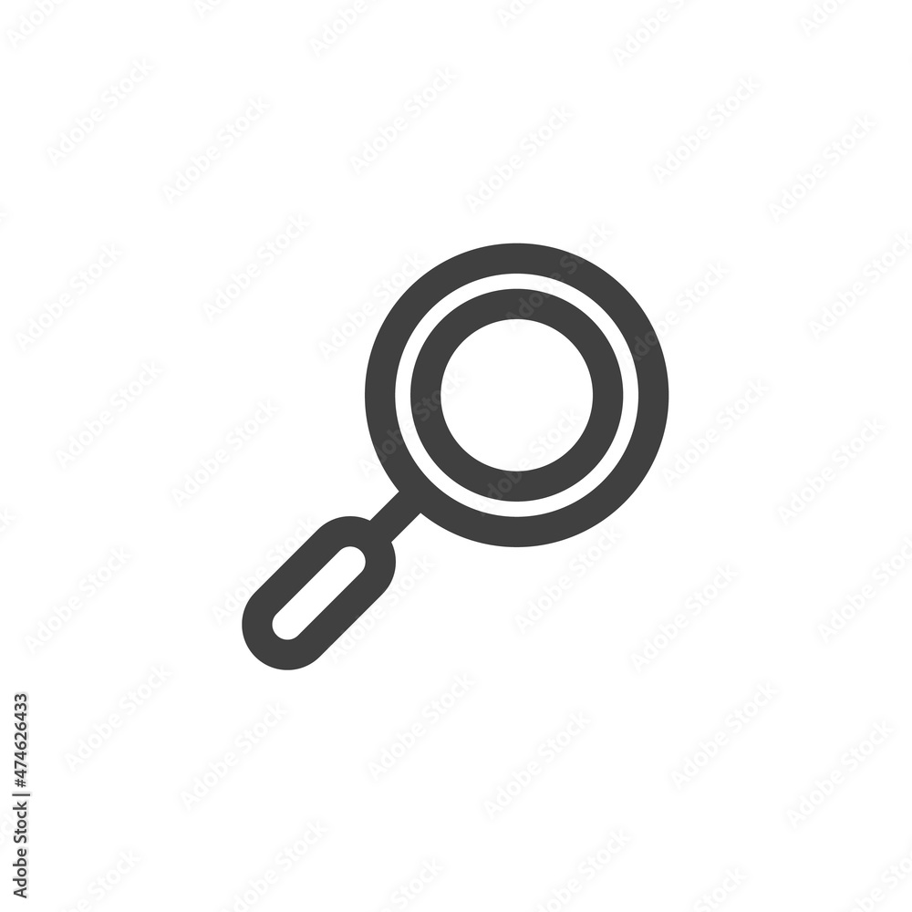 Magnifying glass line icon Magnifying glass line icon