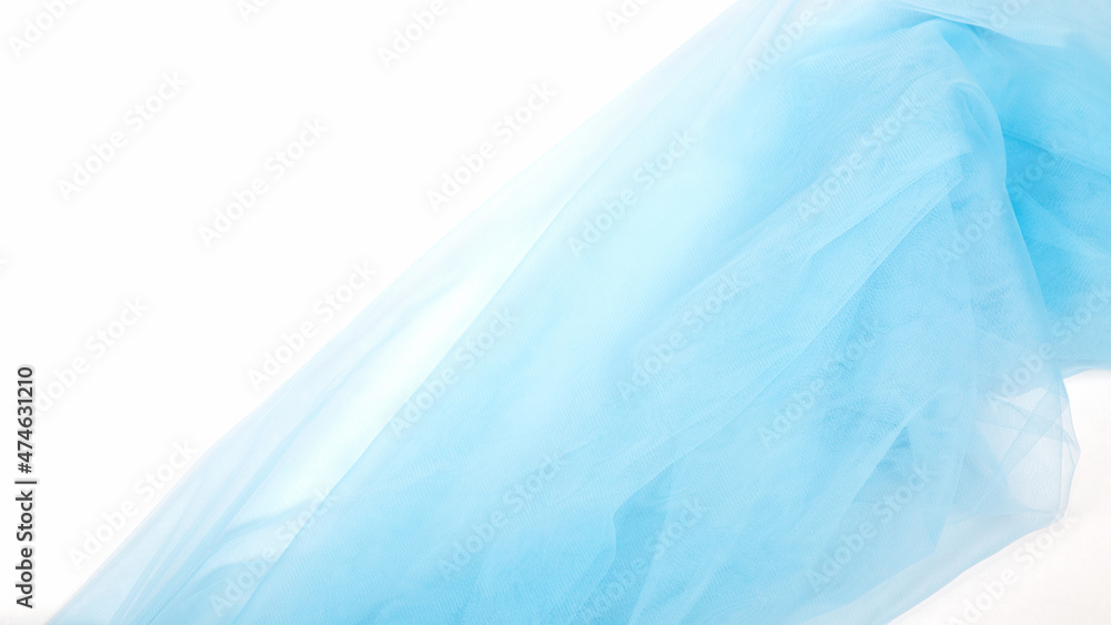 Fototapeta premium Abstract blue background luxury cloth