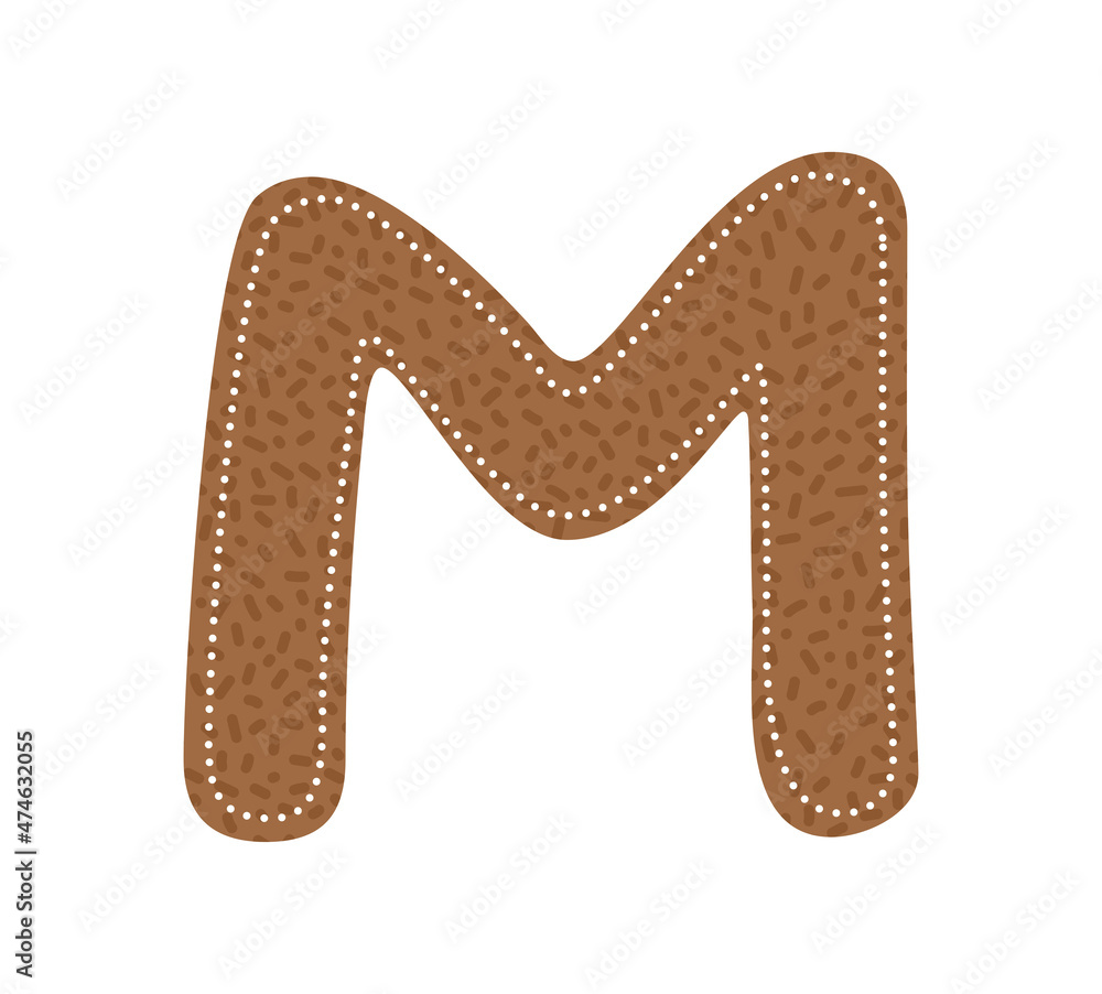 Obraz premium nice letter M icon