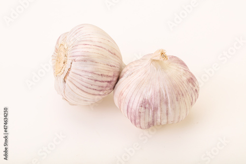 Fresh ripe and tasty garlic