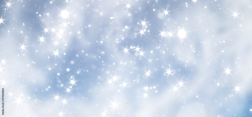 blue snowfall bokeh background, abstract snowflake background on blurred abstract blue blue snowfall bokeh background, abstract snowflake background on blurred abstract blue
