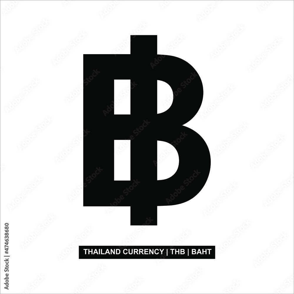 Thailand Currency Icon Symbol With Iso Code Vector Illustration Stock thailand-currency-icon-symbol-with-iso-code-vector-illustration-stock
