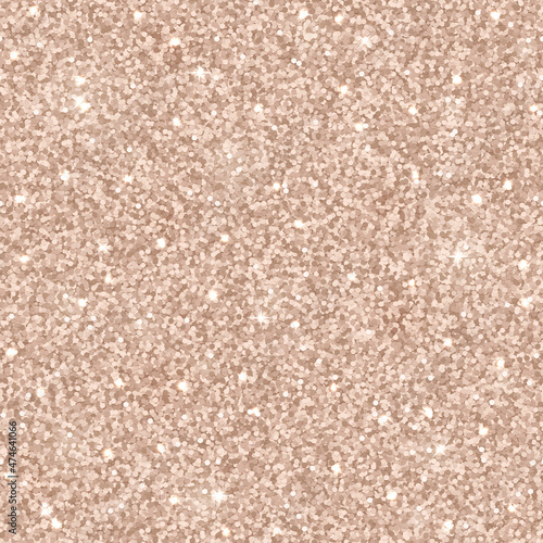 Beige sparkling glitter seamless pattern. Vector