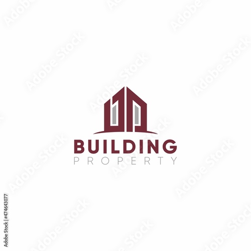 BP Building Logo Design Vector