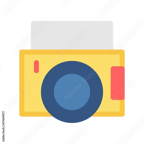 Vlog Flat Vector Icon Design