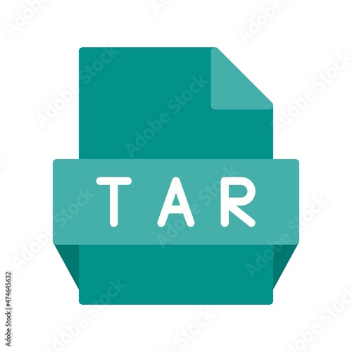 Tar Flat Vector Icon Design