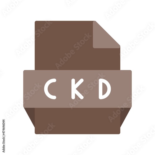 Ckd Flat Vector Icon Design