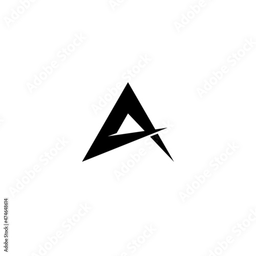 Letter A logo or icon design