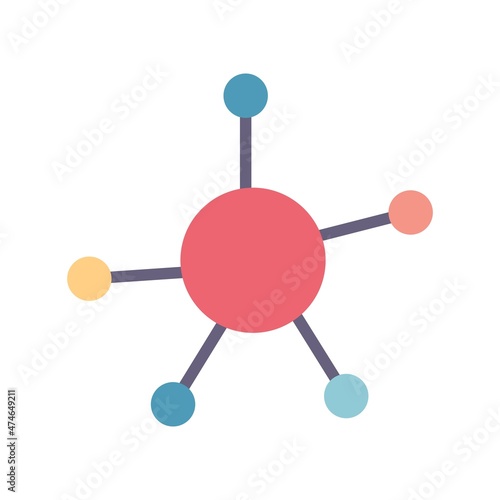 Link Flat Vector Icon Design