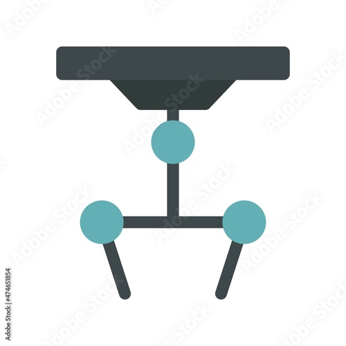 Robotic Flat Vector Icon Design