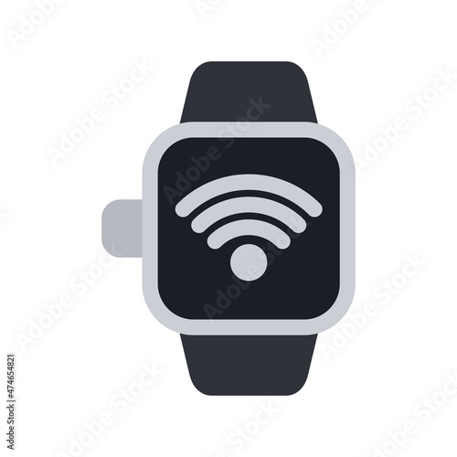 Smartwatch Flat Vector Icon Design